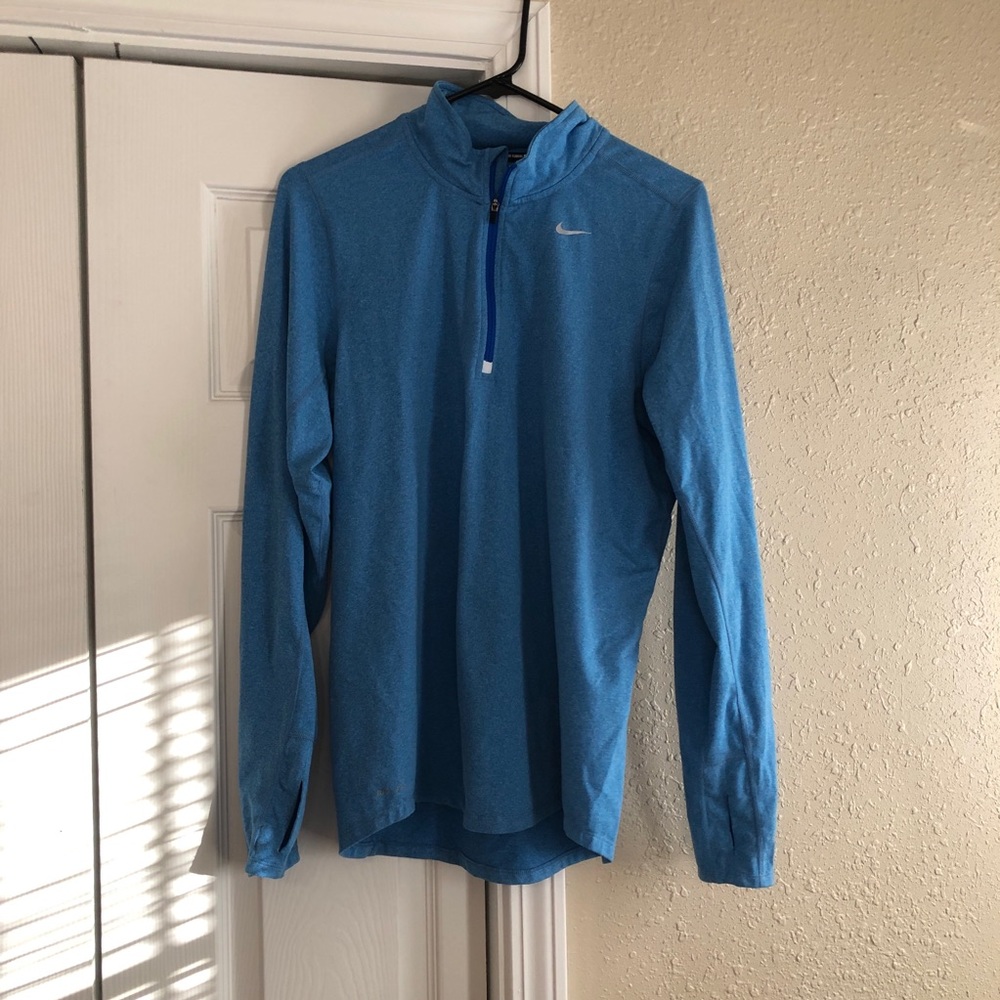 blue Nike dri-fit pullover